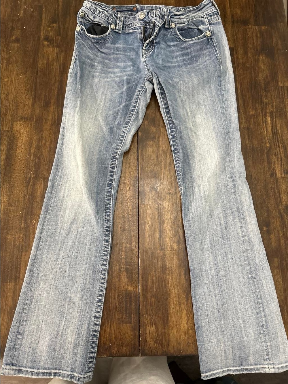 Miss Me Light Blue Flared Jeans